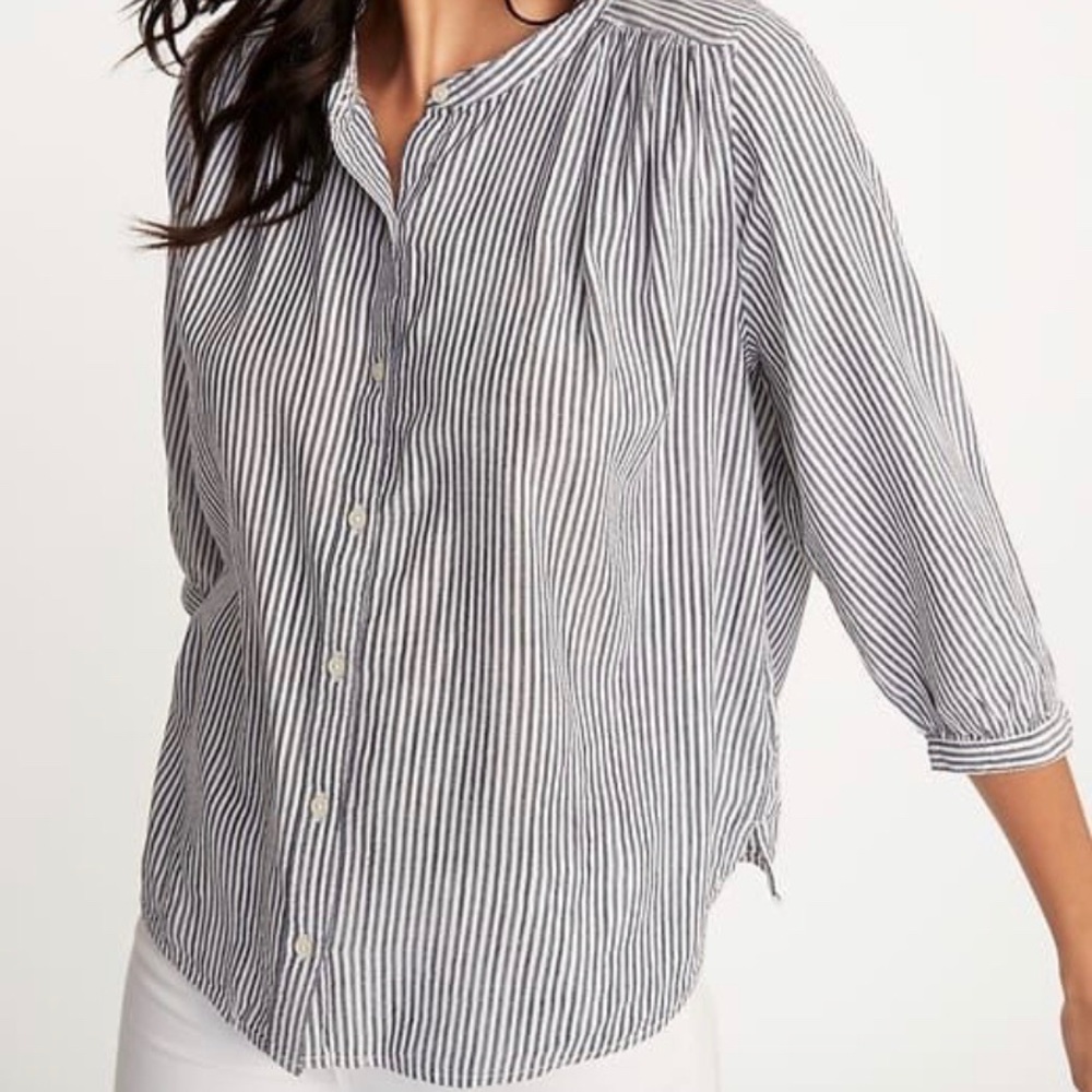 Old Navy Striped Swing Top
